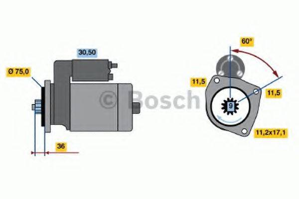 BOSCH 1358 Стартер
