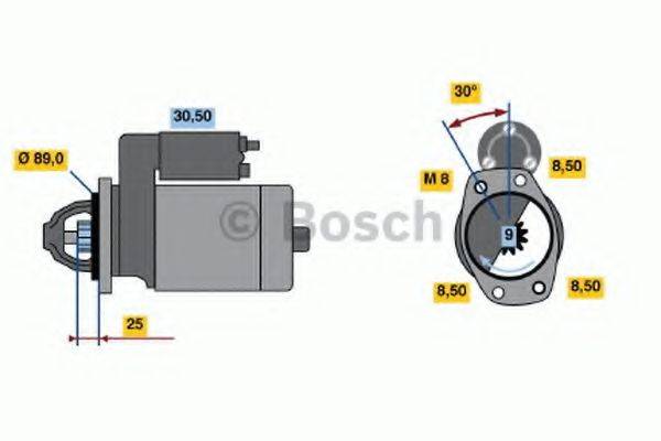 BOSCH 1381 Стартер