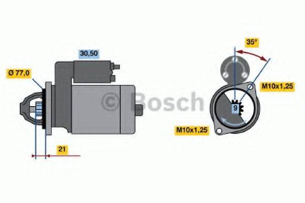 BOSCH 1417 Стартер
