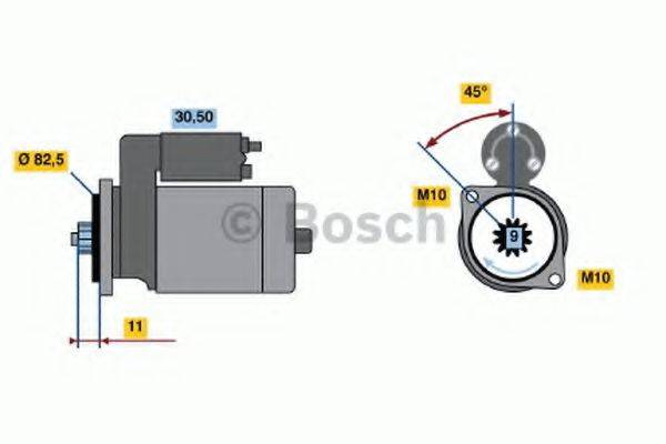 BOSCH 1418 Стартер
