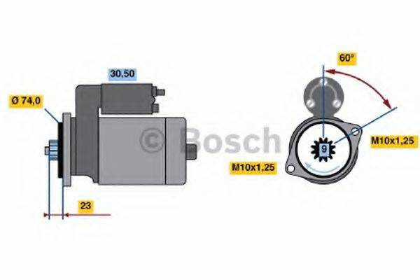 BOSCH 1451 Стартер