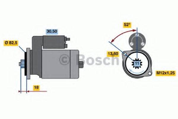 BOSCH 1533 Стартер