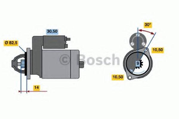 BOSCH 1534 Стартер