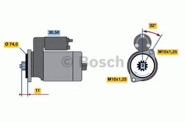 BOSCH 1535 Стартер
