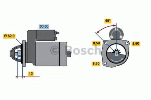 BOSCH 1555 Стартер