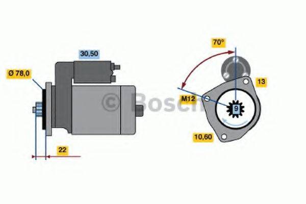 BOSCH 1616 Стартер