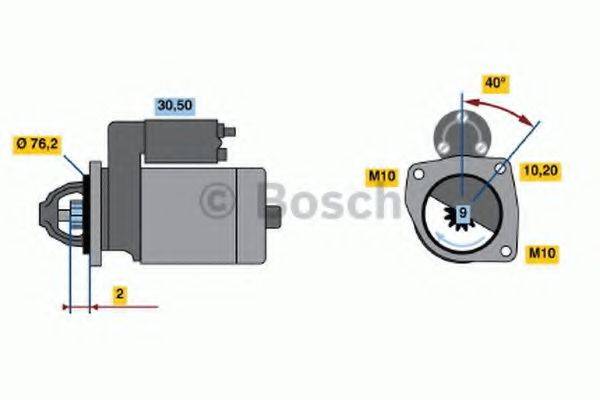 BOSCH 1719 Стартер