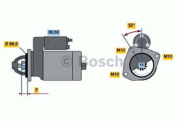 BOSCH 1739 Стартер
