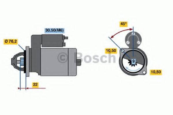 BOSCH 1844 Стартер