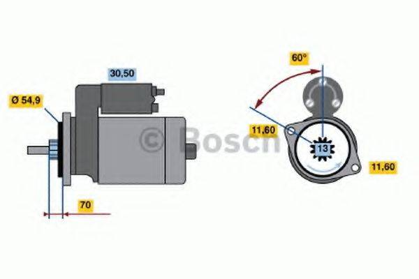BOSCH 1876 Стартер