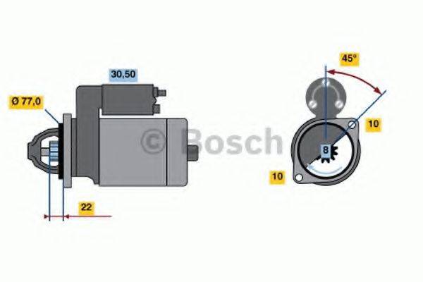 BOSCH 1908 Стартер