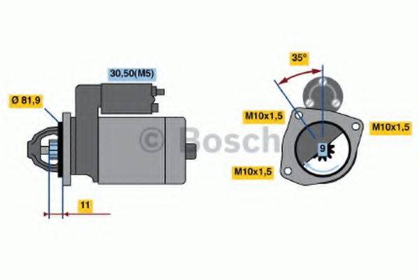 BOSCH 1922 Стартер