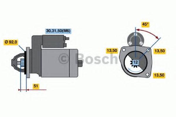 BOSCH 1983 Стартер