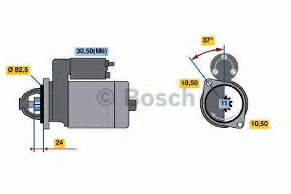 OPEL 1202166 Стартер