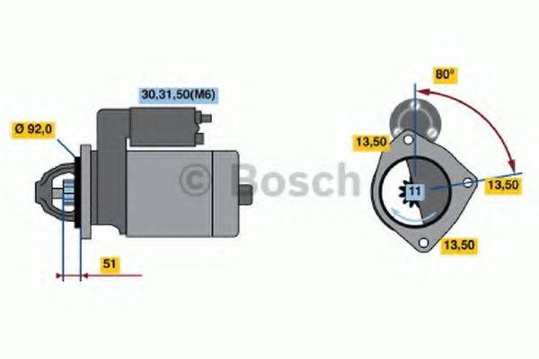 BOSCH 2034 Стартер