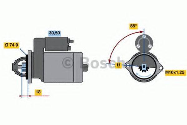 BOSCH 2055 Стартер