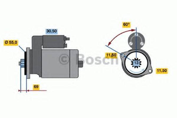 BOSCH 2063 Стартер