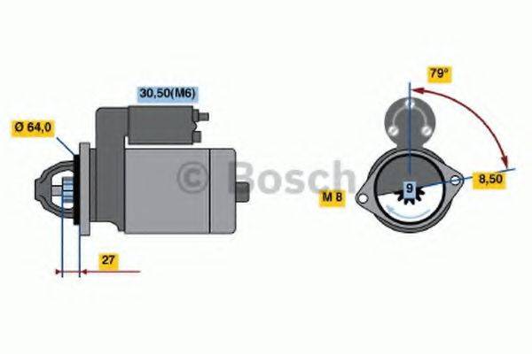 BOSCH 2124 Стартер