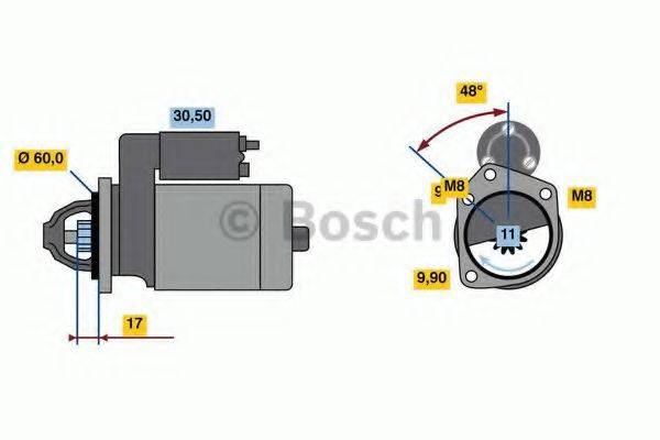 BOSCH 2 406 Бігунок розподільника запалювання