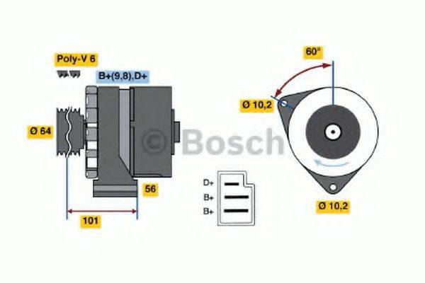 BOSCH 3372 Генератор