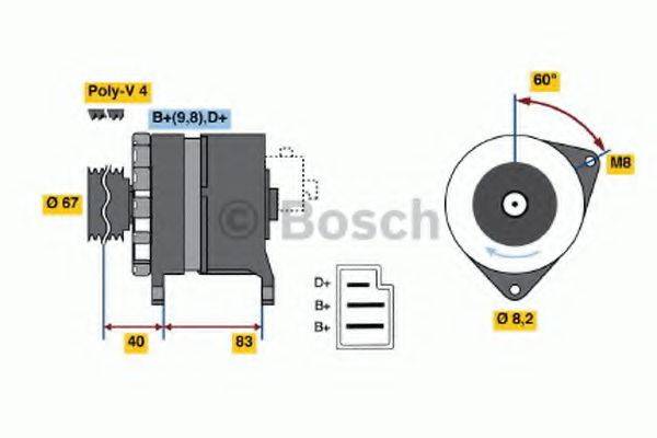 BOSCH 3661 Генератор