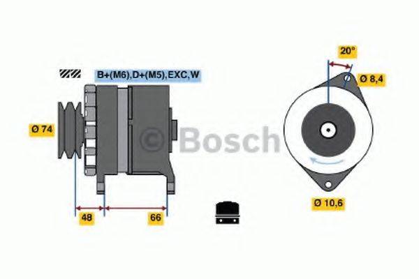 BOSCH 3724 Генератор