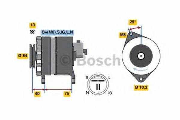 BOSCH 3784 Генератор
