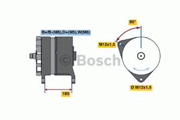 BOSCH 3829 Генератор