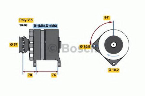 BOSCH 3831 Генератор
