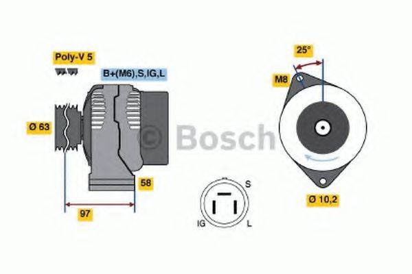 BOSCH 3842 Генератор