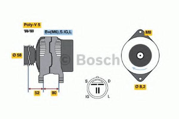 BOSCH 3848 Генератор