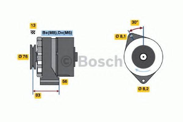 BOSCH 3864 Генератор