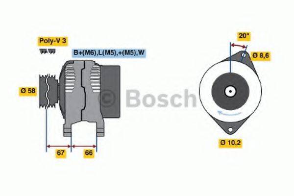 BOSCH 3887 Генератор