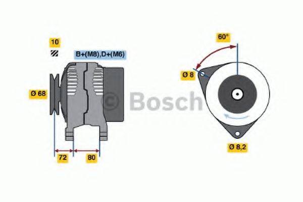BOSCH 3896 Генератор