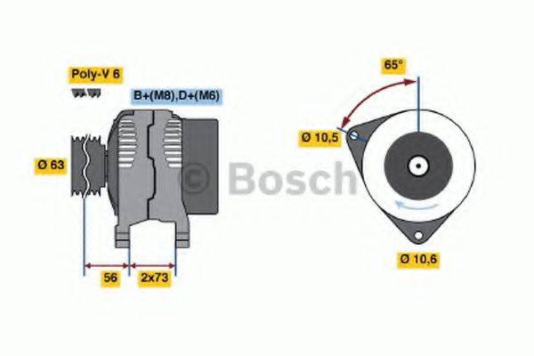 BOSCH 3922 Генератор