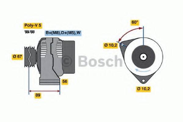 BOSCH 3933 Генератор