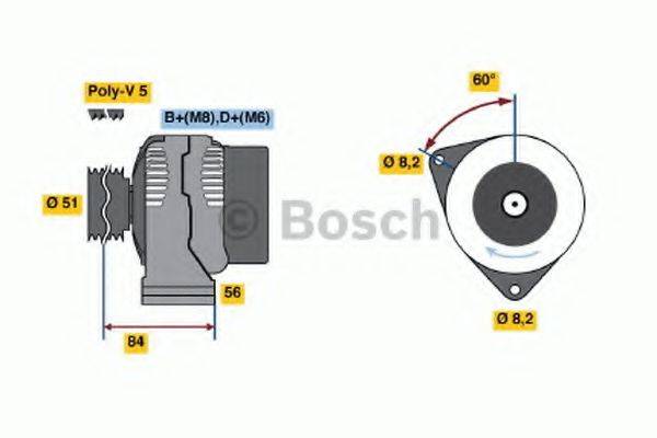 BOSCH 3943 Генератор