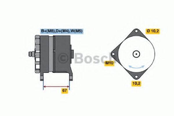 BOSCH 3949 Генератор