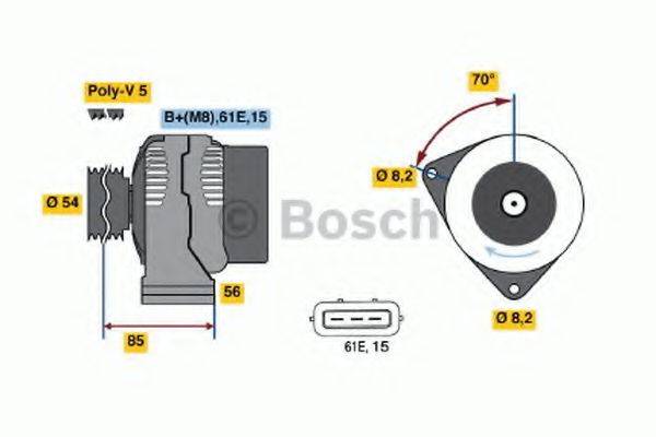 BOSCH 3973 Генератор