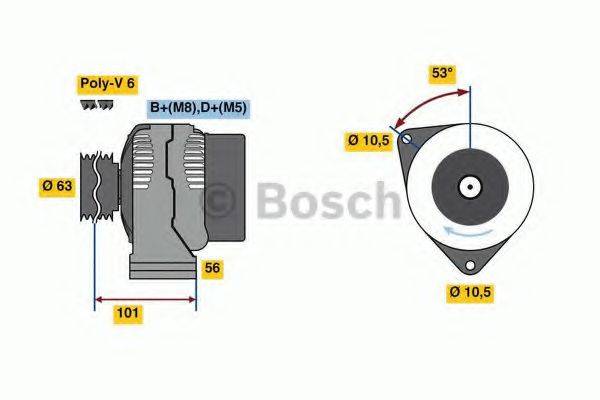 BOSCH 3976 Генератор