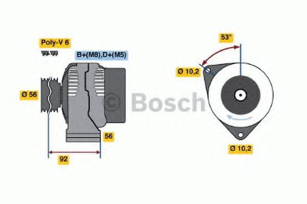 BOSCH 3978 Генератор
