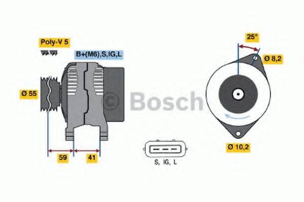 BOSCH 4047 Генератор