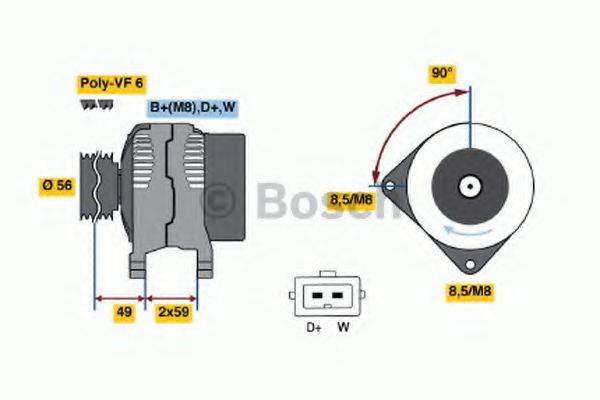 BOSCH 4086 Генератор