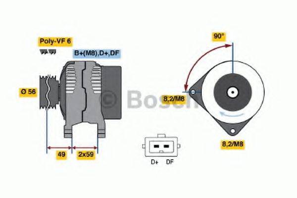 BOSCH 4101 Генератор