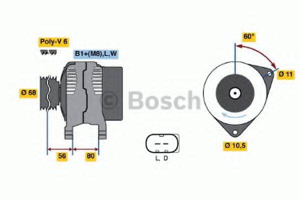 BOSCH 4267 Генератор