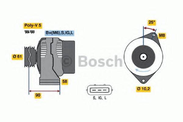 BOSCH 4305 Генератор