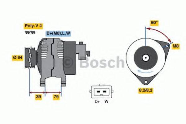 BOSCH 4314 Генератор