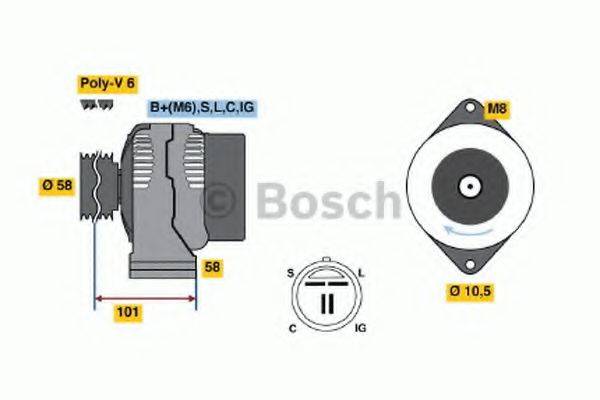 BOSCH 4451 Генератор