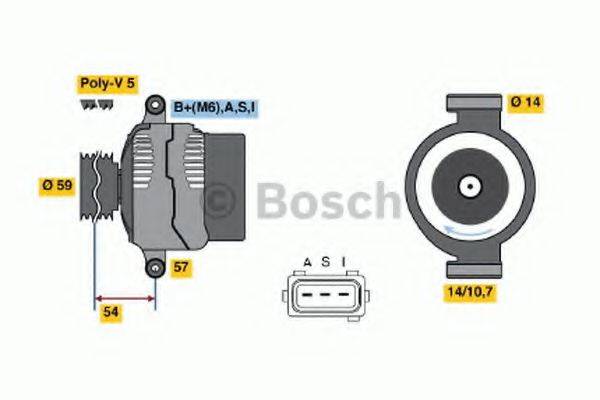 BOSCH 4461 Генератор