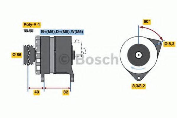 BOSCH 4482 Генератор